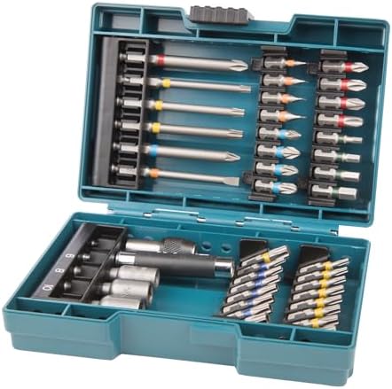 Makita 37-Piece Bit & Socket Set β With Heavy-Duty Carry Case