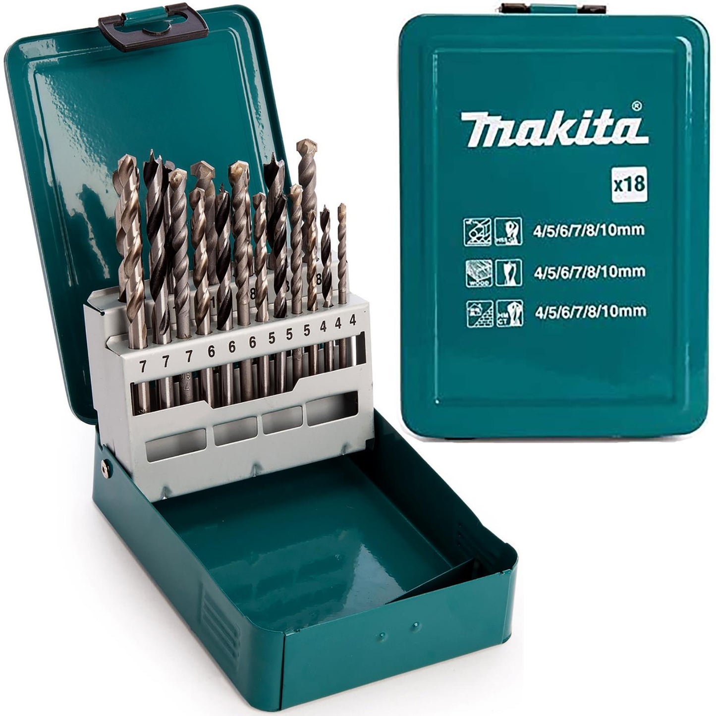 Makita 13-Piece Drill Bit Set – Precision Bits for DIY & Trade Professionals