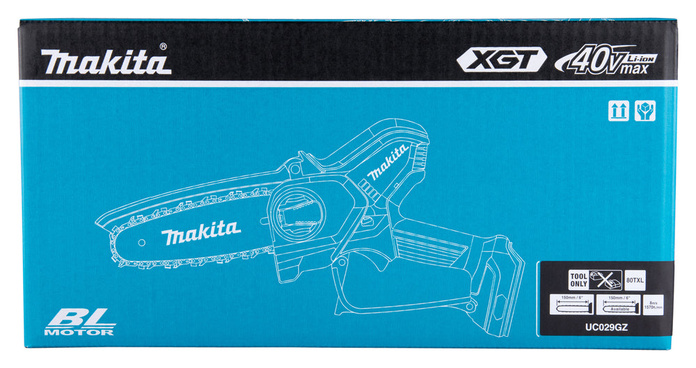 Makita UC029GZ 40V Max XGT 6" Cordless Chainsaw – Body Only
