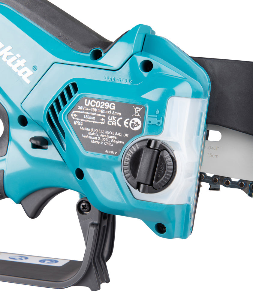 Makita UC029GZ 40V Max XGT 6" Cordless Chainsaw – Body Only