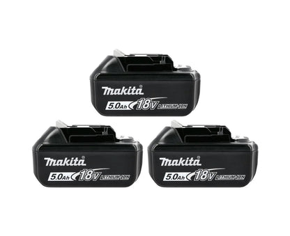 Makita 18V LXT 5.0Ah BL1850B Batteries – 3-Piece Professional Set