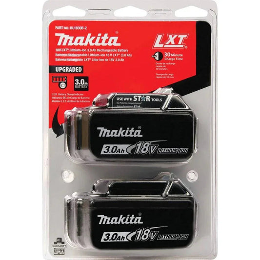 Makita BL1830B 18V LXT 3.0Ah Li-Ion Battery Twin Pack – Genuine UK Model